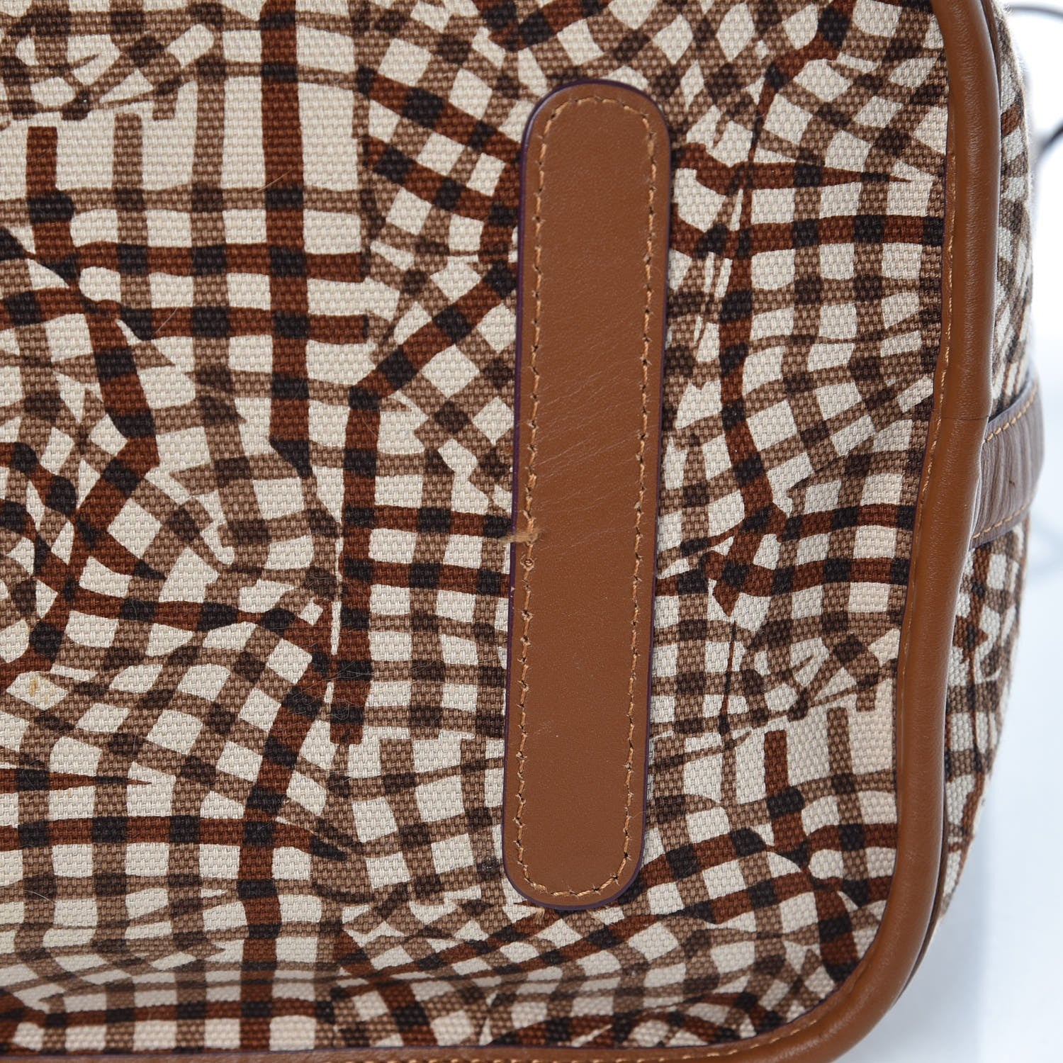 MCM Visetos Large Liz Reversible Shopper Tote Cognac 12 of 13