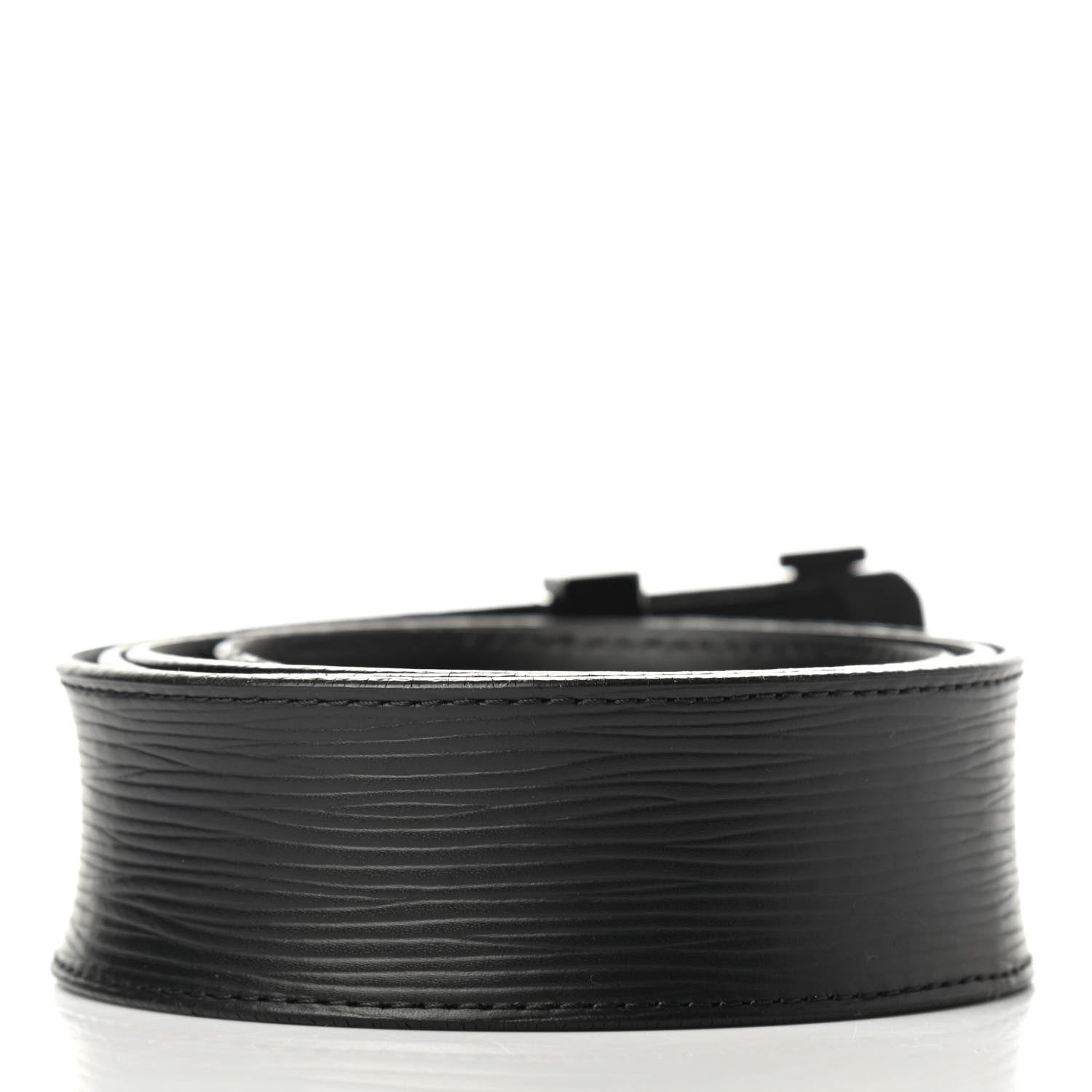 Louis Vuitton Epi LV Initiales Belt 95 38 Black 2 of 4