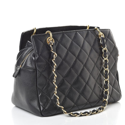 Chanel Caviar Quilted Petit Timeless Tote PTT Black 3 of 18