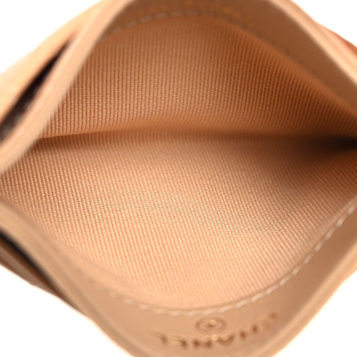 Chanel Caviar Quilted Card Holder Beige 5 of 9