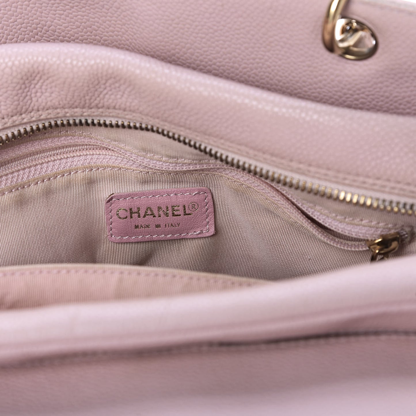 Caviar Quilted Petit Timeless Shopping Tote PTT Pink