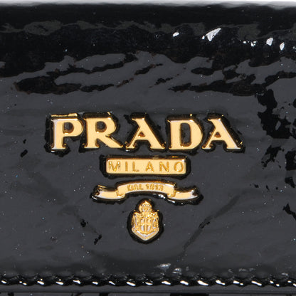 Prada Vernice Wallet Black 3 of 10