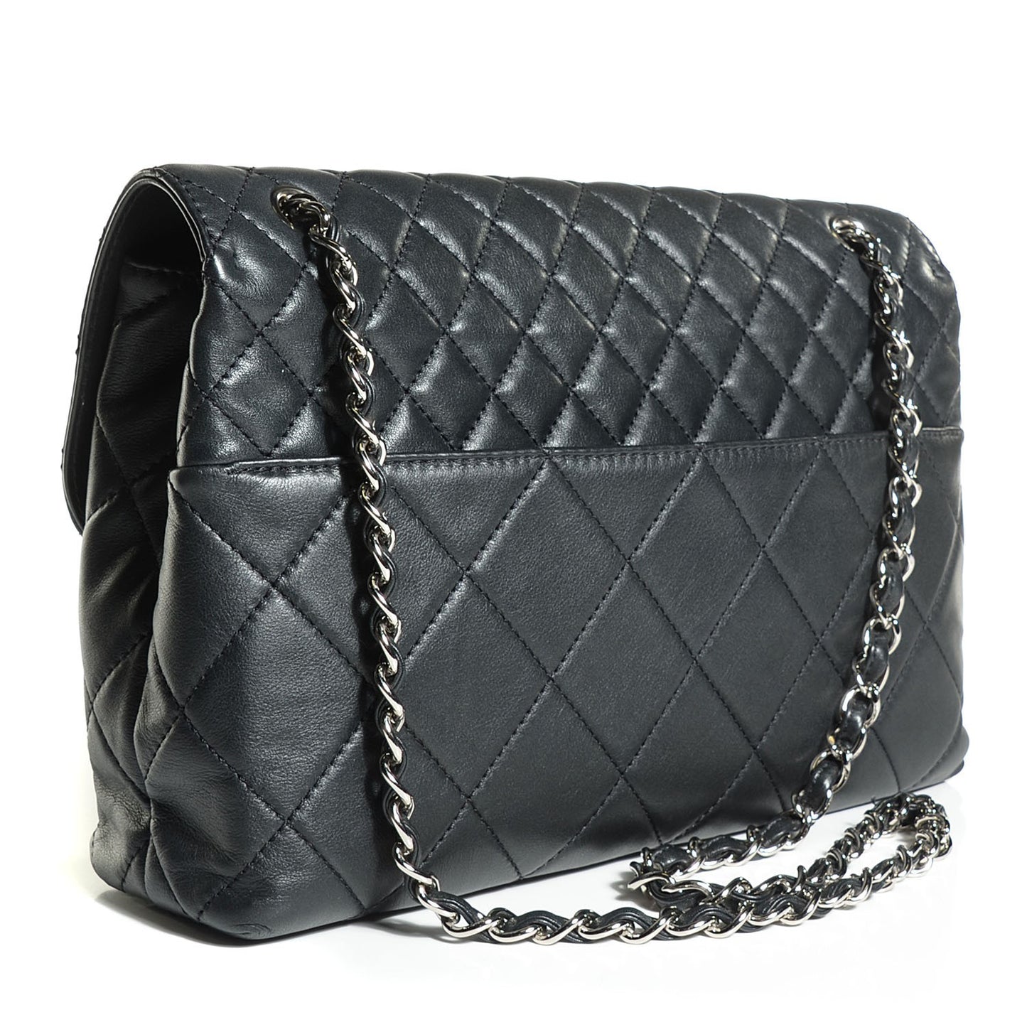 Calfskin Quilted In the Business Flap Black
