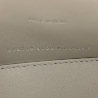 Balenciaga Shiny Box Calfskin Hourglass Top Handle Bag XS Chalky White 9 of 12