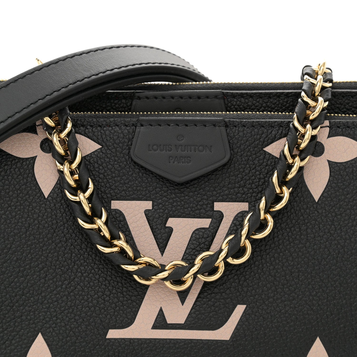 Louis Vuitton Empreinte Monogram Giant Multi Pochette Accessories Black Beige 8 of 10