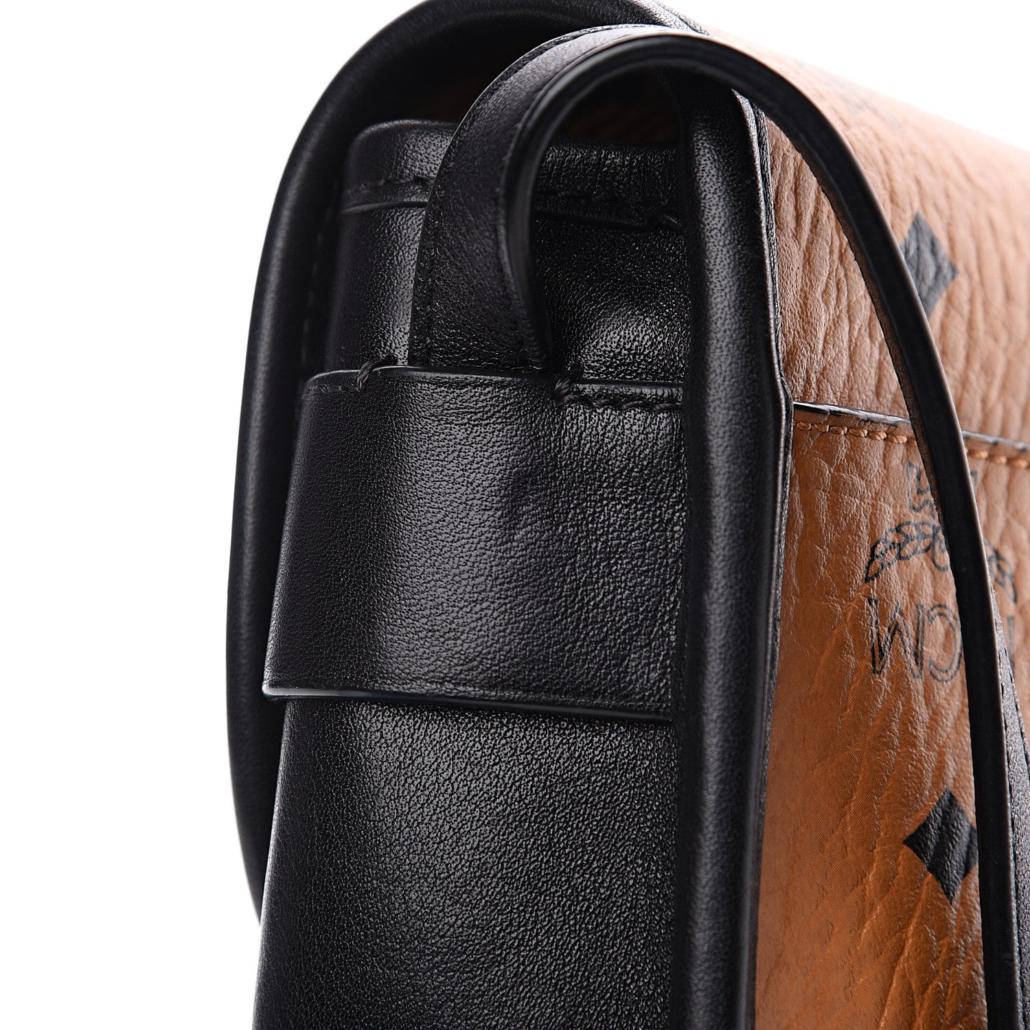 MCM Visetos Small Crossbody Flap Messenger Cognac 11 of 11