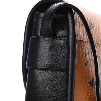 MCM Visetos Small Crossbody Flap Messenger Cognac 11 of 11