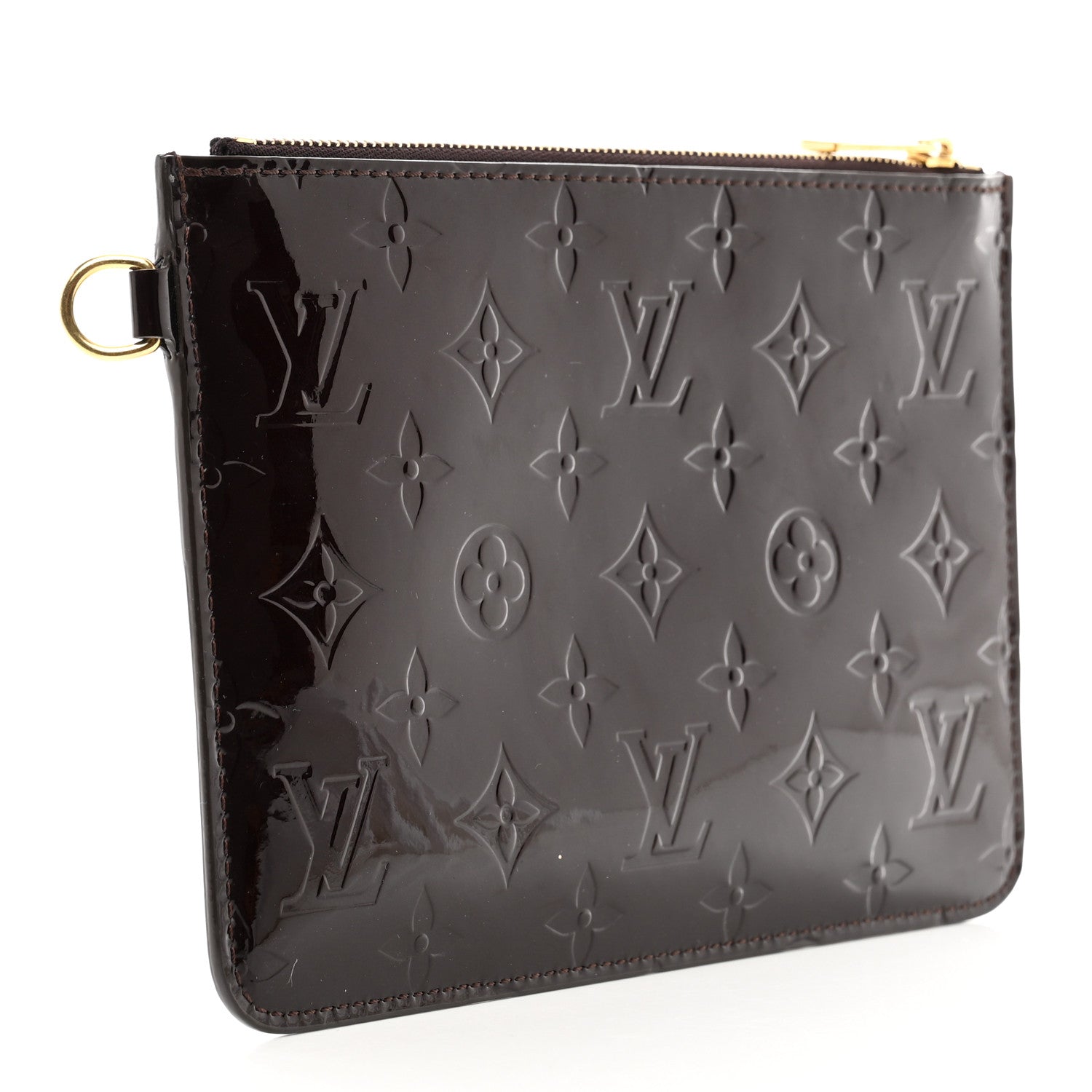 Louis Vuitton Vernis Long Beach Neverfull PM Pochette Amarante 3 of 6