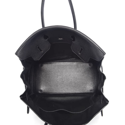 Hermes Taurillon Clemence Birkin 35 Black 7 of 33
