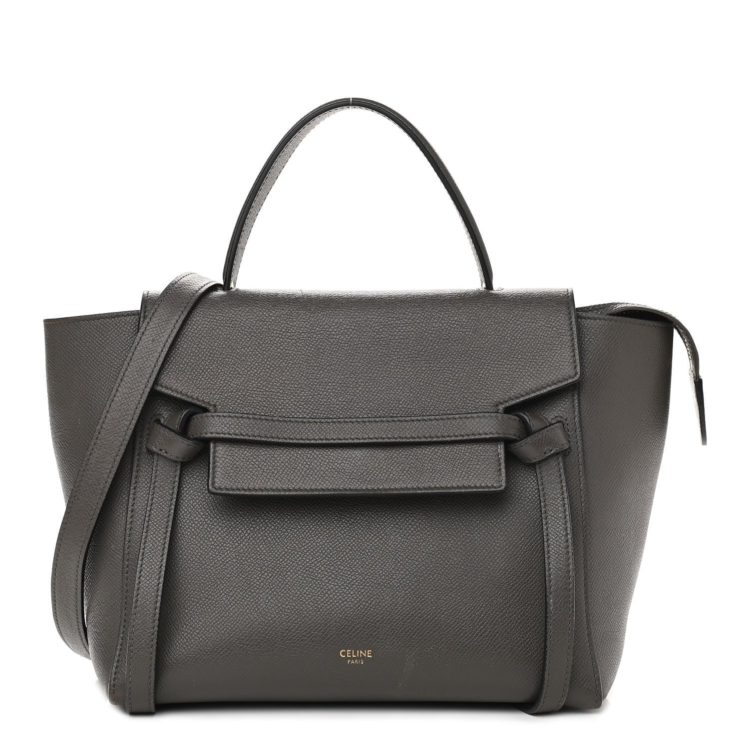 Celine Baby Grained Calfskin Micro Belt Bag Grey 1 of 20
