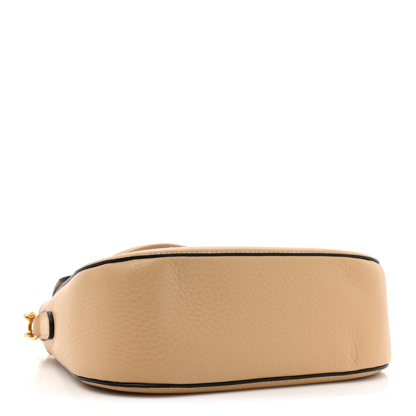 Soft Grainy Calfskin Alltime Shoulder Bag Cappuccino