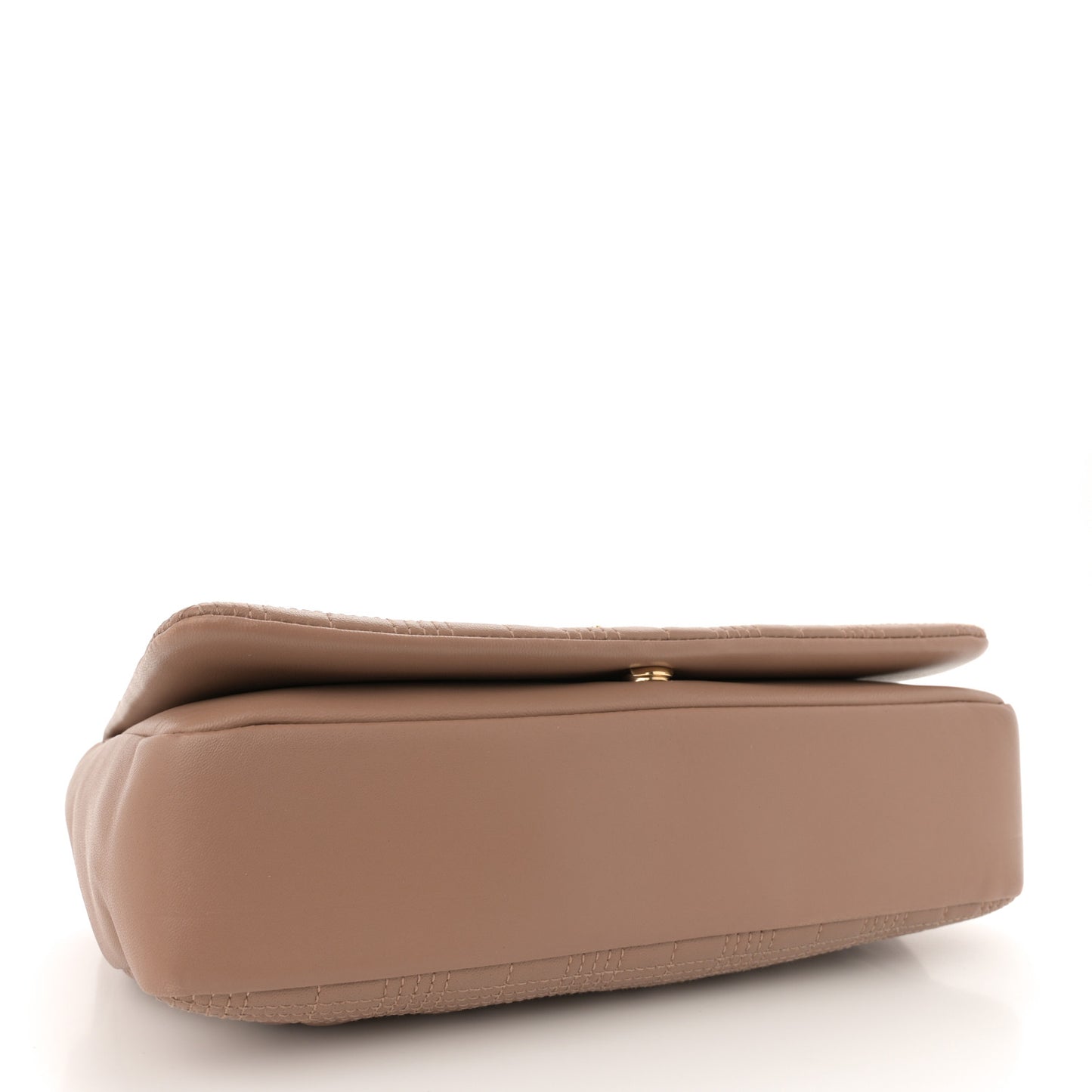 Lambskin Quilted Medium Lola Bag Camel