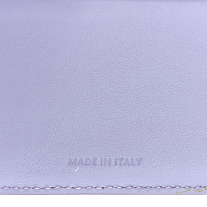 Celine Shiny Smooth Lambskin Small Triomphe Wallet Light Lilac 7 of 9