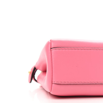 Fendi Shiny Nappa Micro Peekaboo Iconic Satchel Rosa Fluo 8 of 9
