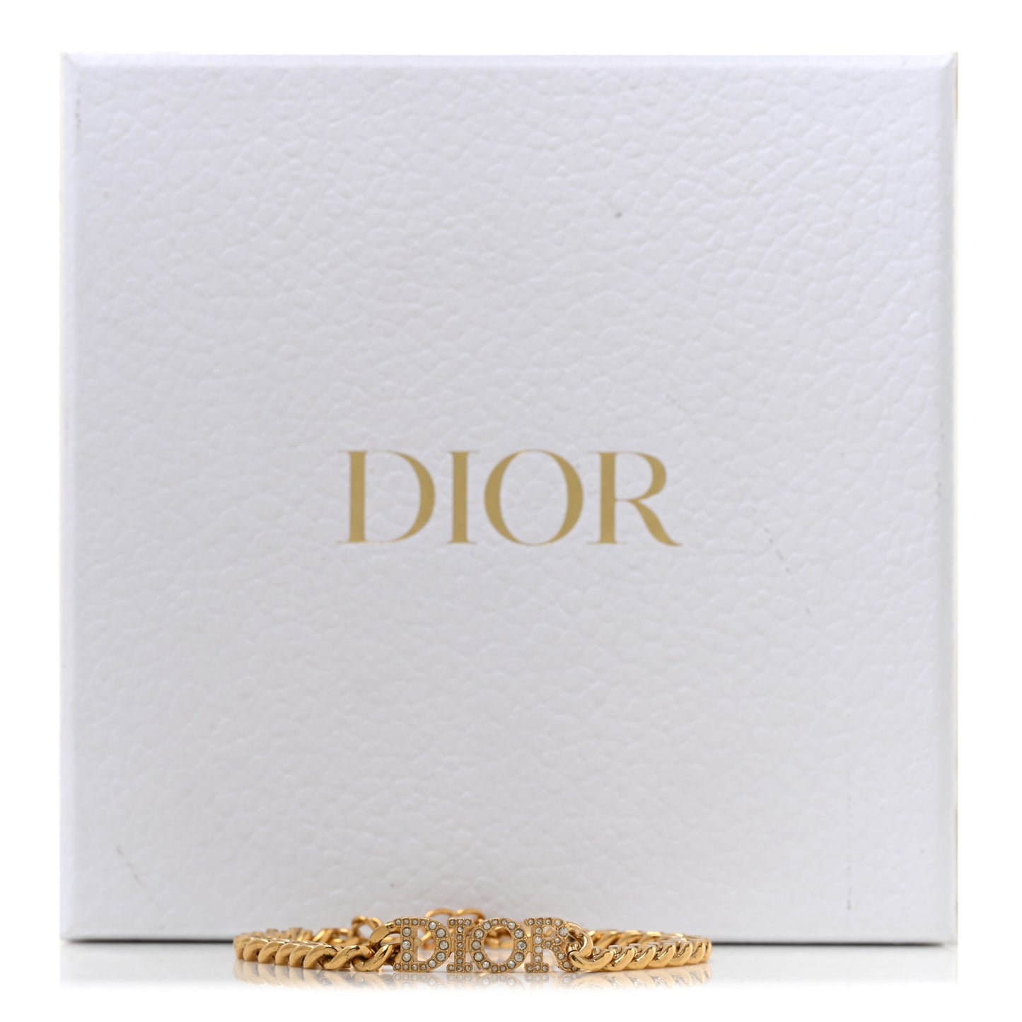 Metal Crystal Dio(r)evolution Bracelet Gold