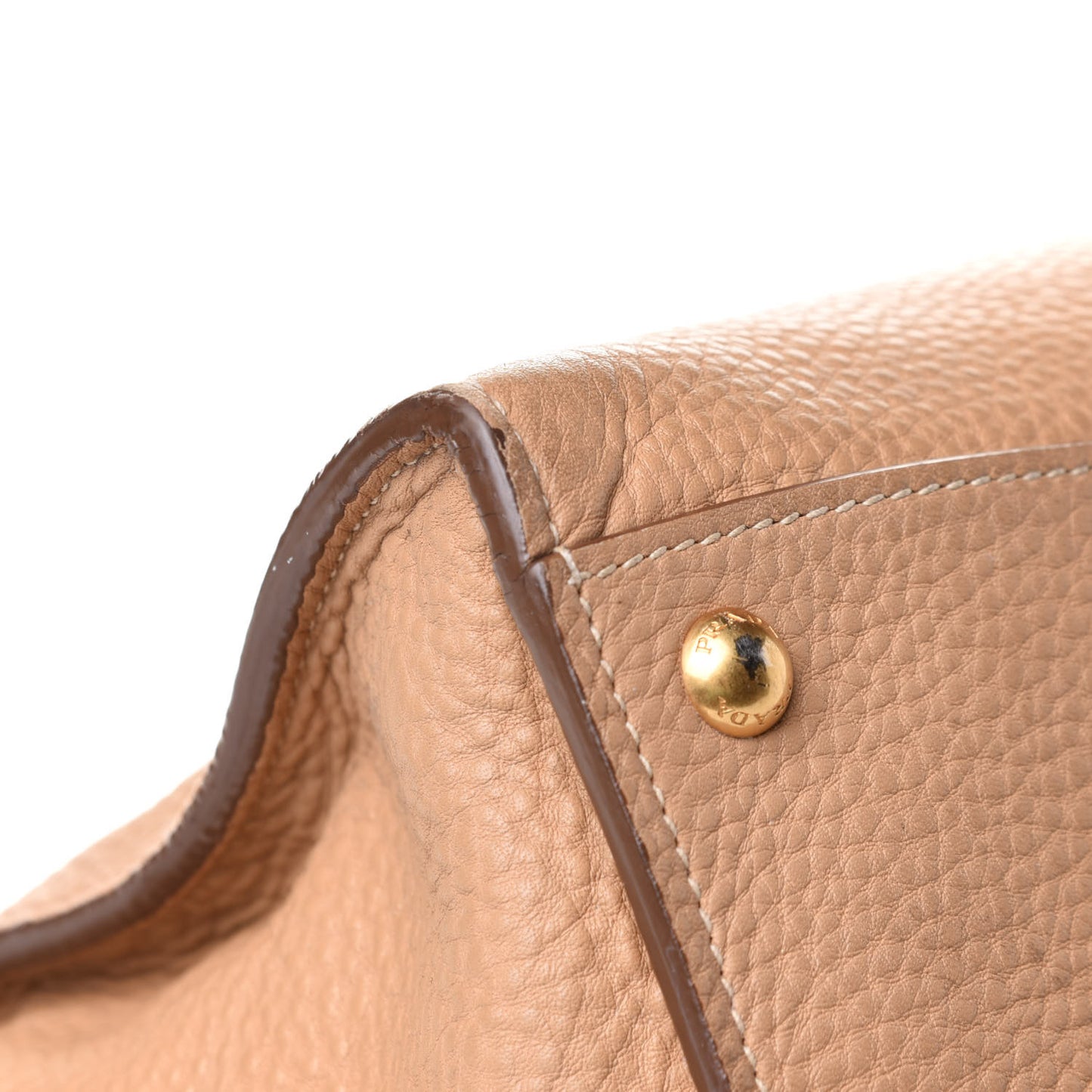 Vitello Phenix Shopping Tote Sabbia