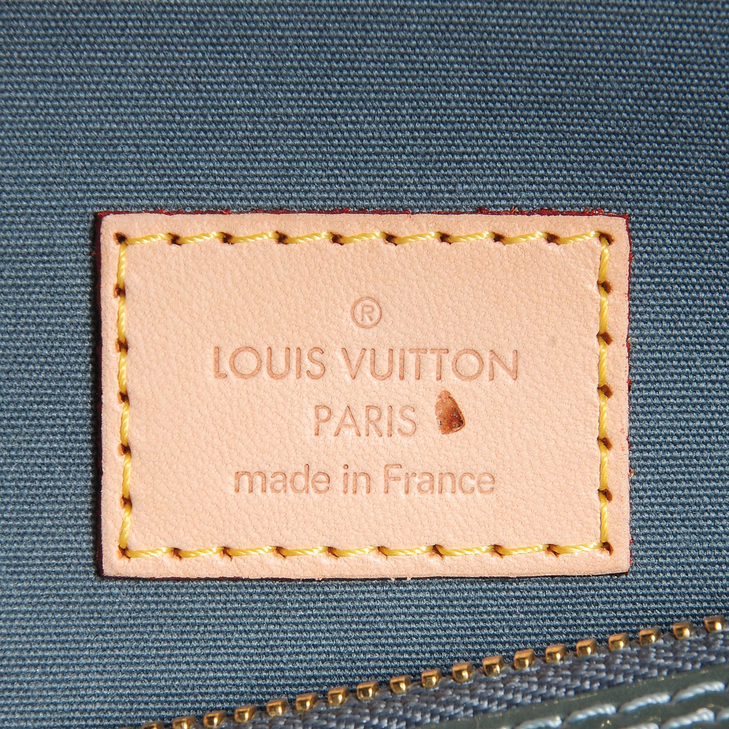 Louis Vuitton Vernis Alma PM Blue Givre 5 of 7
