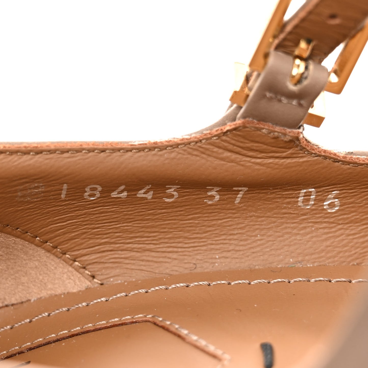 Vitello Delfina High Heel Pumps 37 Tortora