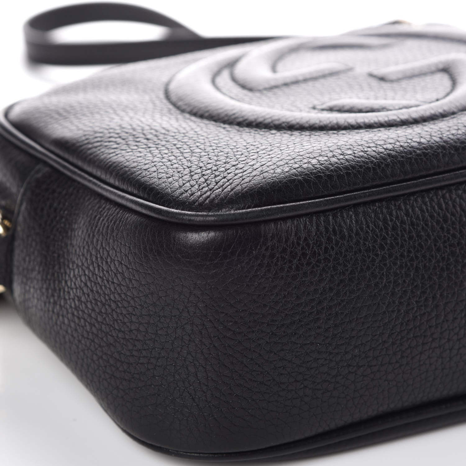 Gucci Pebbled Calfskin Small Soho Disco Bag Black 9 of 10