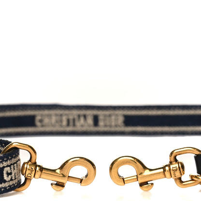 Christian Dior Canvas Embroidered Adjustable Shoulder Strap Black 3 of 6