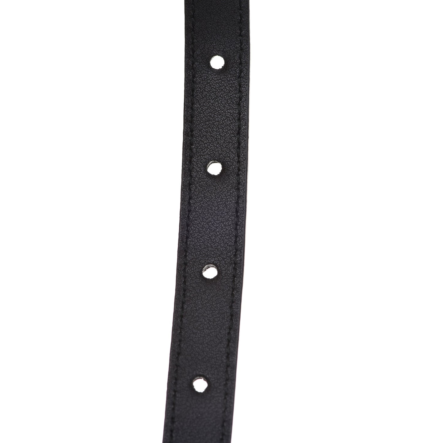 Skipper Calfskin Enamel GG 15mm Belt 75 30 Black
