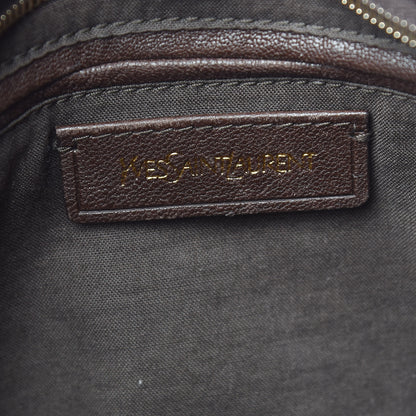 Saint Laurent Sheepskin Medium Cabas ChYc Dark Brown 6 of 23