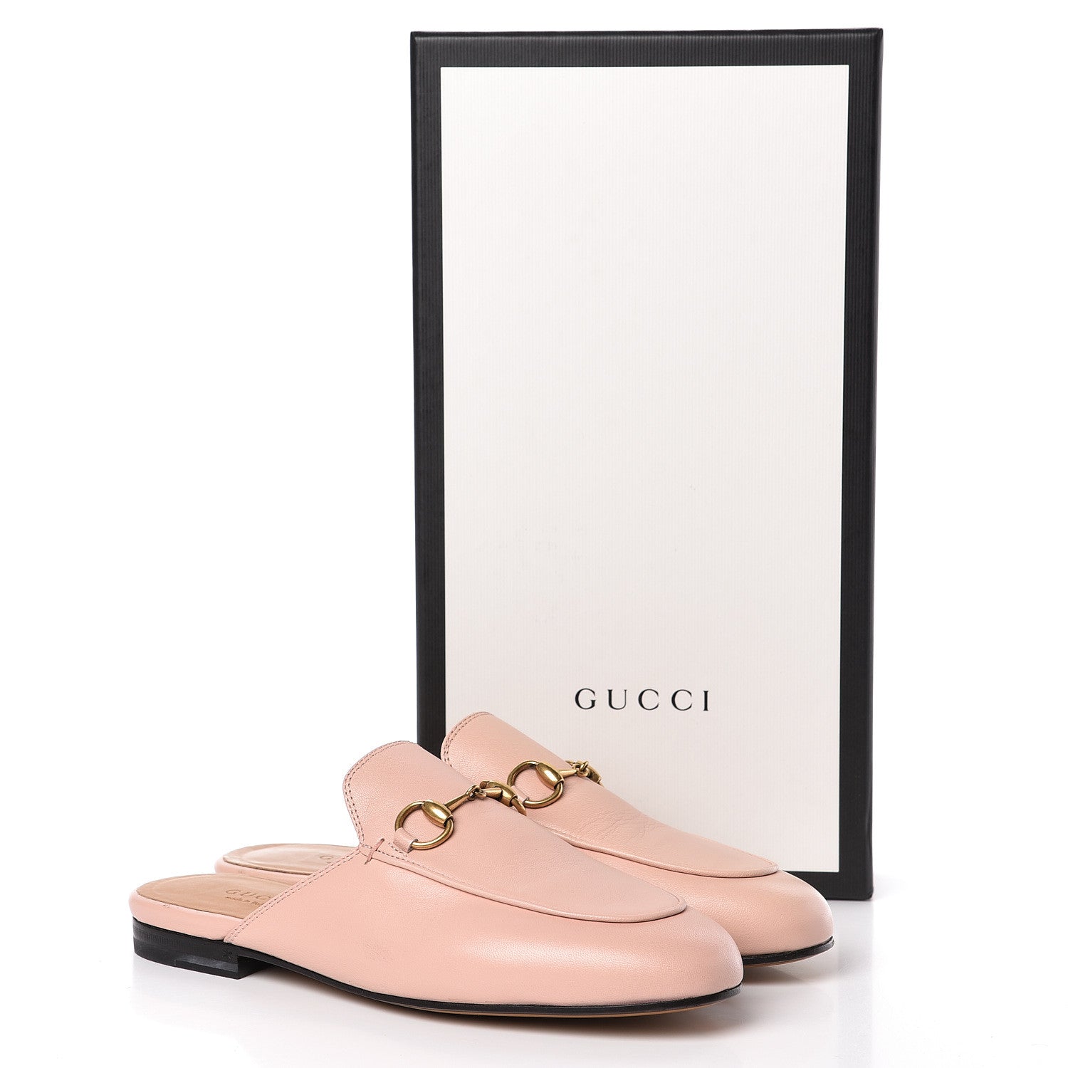 Gucci Malaga Kid Womens Princetown Slippers 35 Perfect Pink 11 of 11