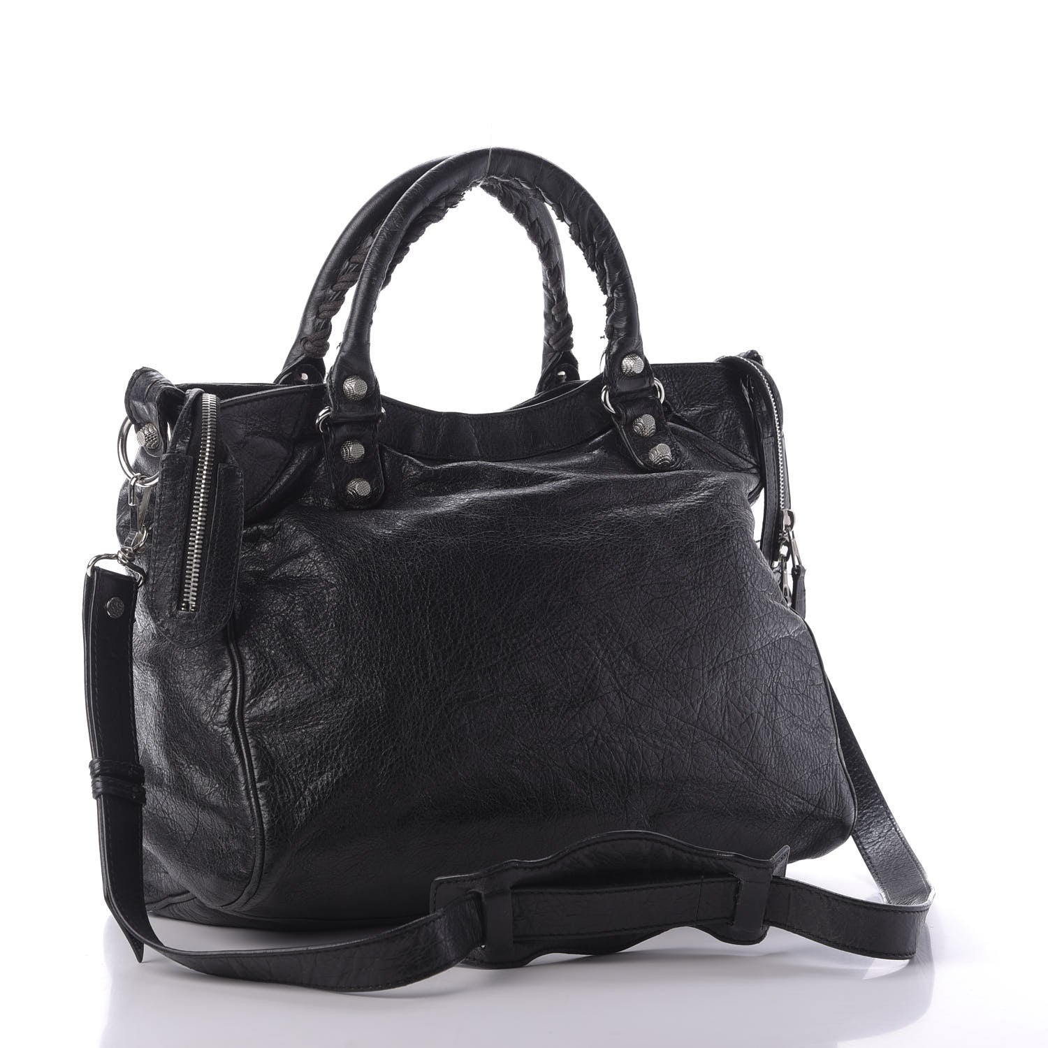 Balenciaga Agneau Giant 12 Silver Hardware Velo Black 4 of 10