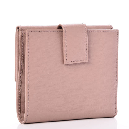 Gucci Calfskin Interlocking G French Flap Wallet Antique Rose 3 of 8