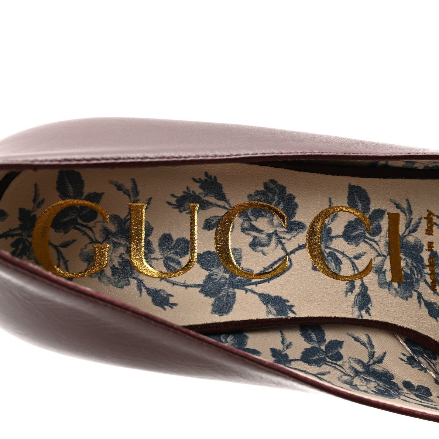 Malaga Kid GG Victoire 55mm Loafer Pumps 36.5 Vintage Bordeaux