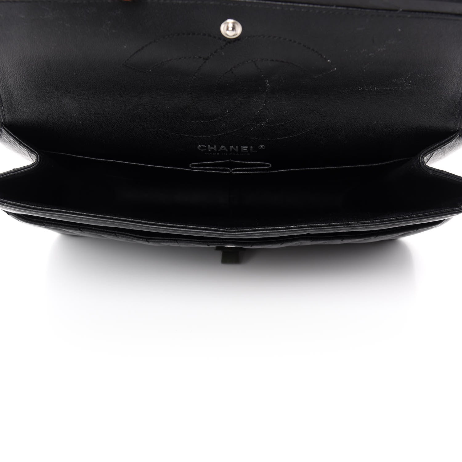 Chanel Aged Calfskin Chevron Quilted 2.55 Reissue 226 So Black 6 of 15