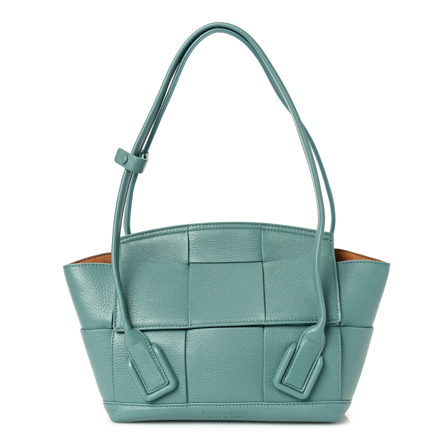 Bottega Veneta Goatskin Maxi Intrecciato Small Arco Linoleum 1 of 8