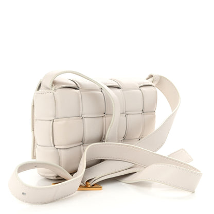 Bottega Veneta Nappa Maxi Intrecciato Small Padded Cassette Crossbody Bag Chalk 3 of 9
