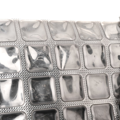 Chanel Vinyl Large Ice Cube Flap Silver 33 of 35