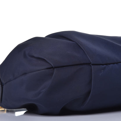 Prada Tessuto Nylon Calfskin Hobo Baltico 7 of 9