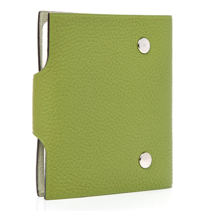Hermes Togo Ulysse Mini Notebook Cover Vert Anis 2 of 4