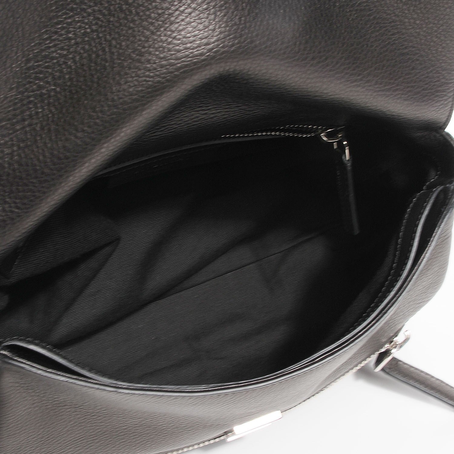 Givenchy Textured Calfskin Small Pandora Pure Flap Bag Black 5 of 9