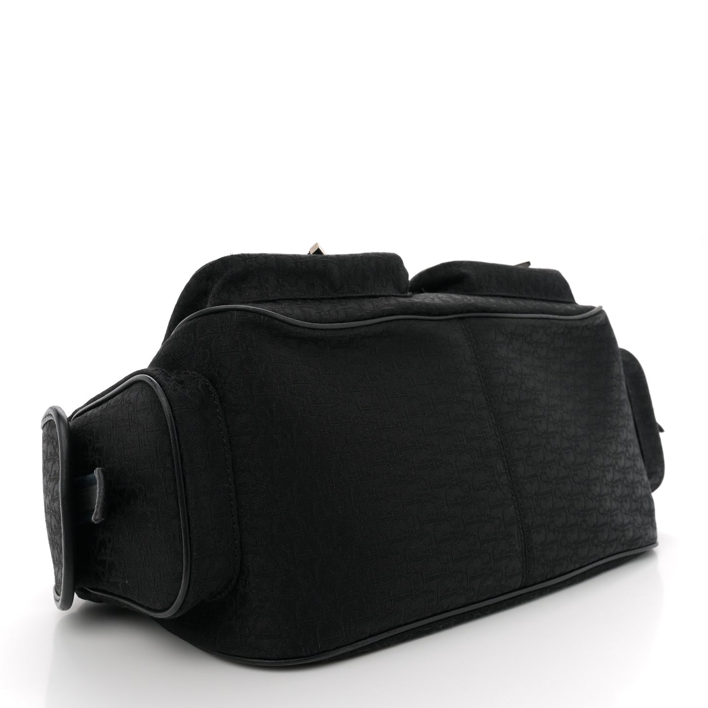 Monogram Pocket Satchel Black