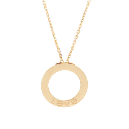 Cartier 18K Yellow Gold LOVE Pendant Necklace 4 of 6