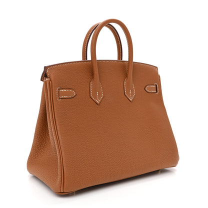 Hermes Togo Birkin 25  Gold 3 of 13