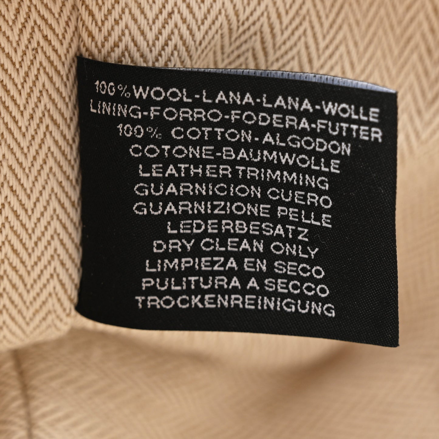 Wool Small Au Carre Bride-A-Brac Pouch Seigle