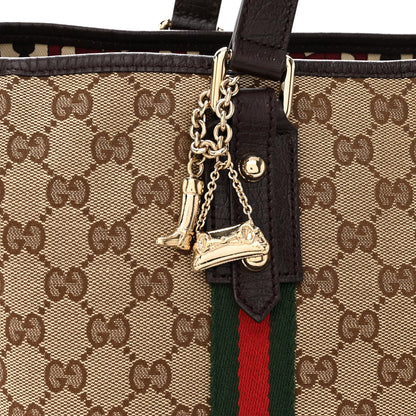 Gucci Monogram Large Jolicoeur Tote Brown 11 of 12