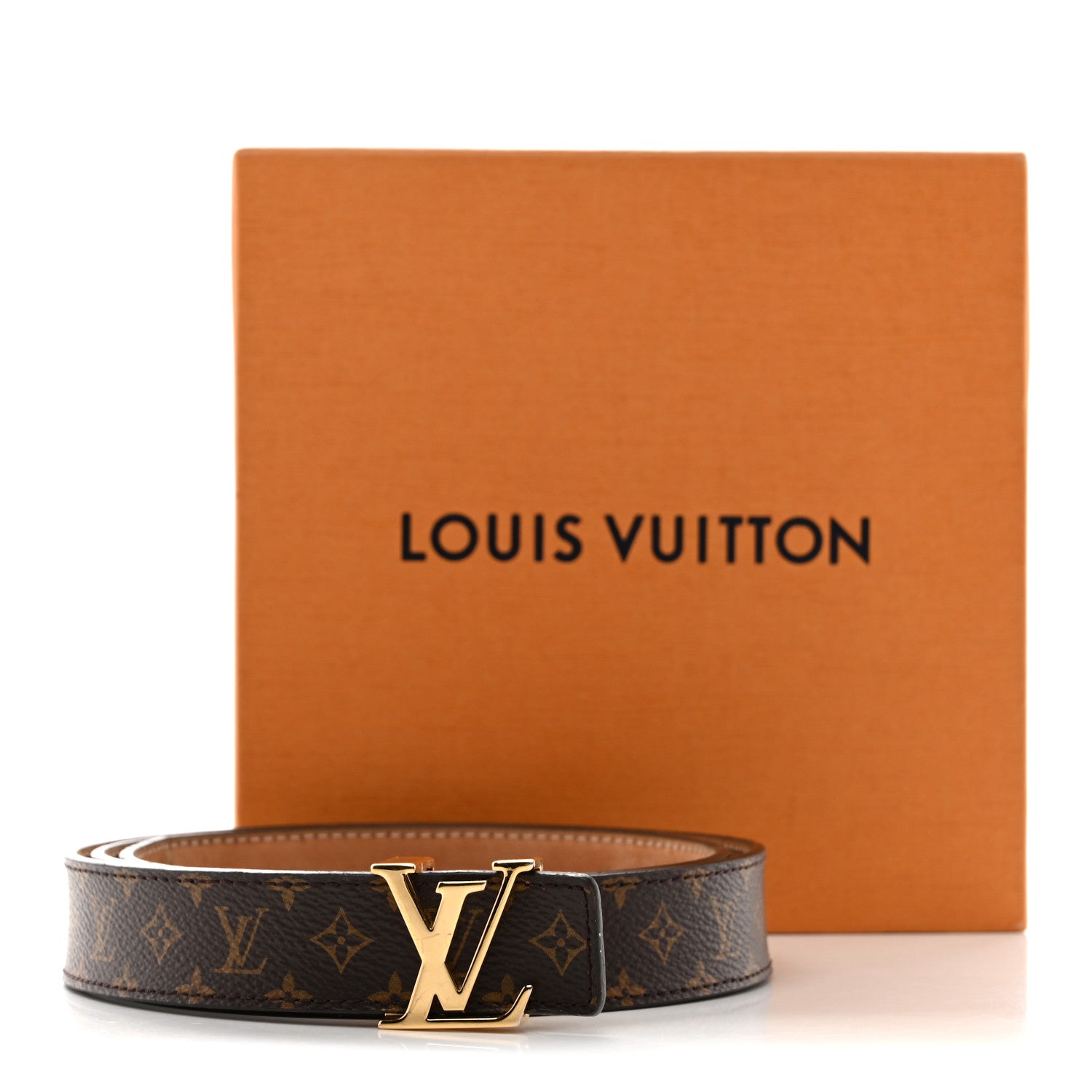 Louis Vuitton Mini Monogram 25mm LV Initiales Belt 80 32 7 of 7