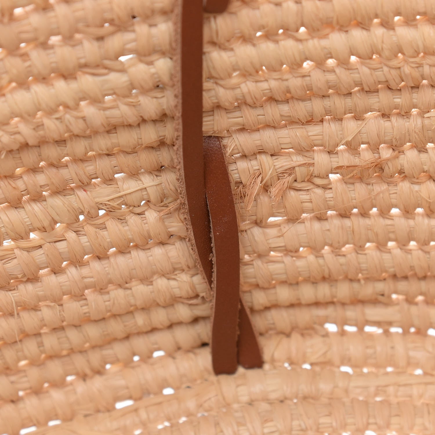 Prada Paglia Vitello Woven Braided Basket Tote Naturale Cognac 12 of 12