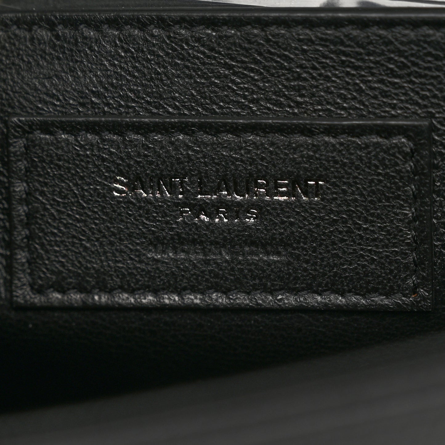 Grain De Poudre Small Monogram Monochrome Kate Satchel Black