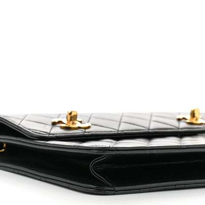 Chanel Lambskin Quilted Briefcase Satchel Black 9 of 10
