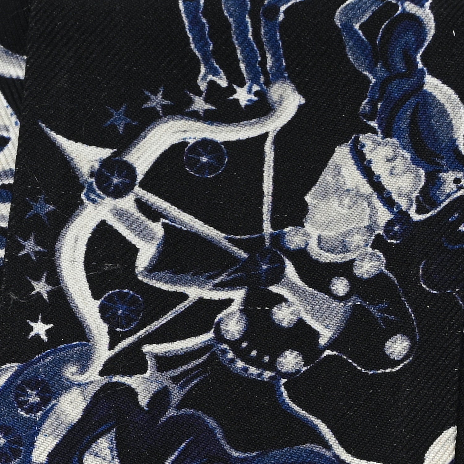 リ*エ様 dior ミッツァ ネイビー ブルー Christian Dior Silk Zodiac Fantastico Mitzah Scarf Blue 1803209