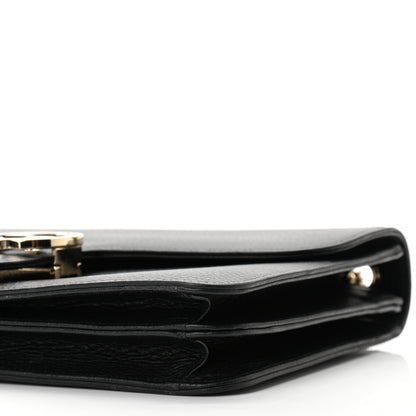 Gucci Dollar Calfskin Interlocking G Shoulder Bag Black 10 of 10