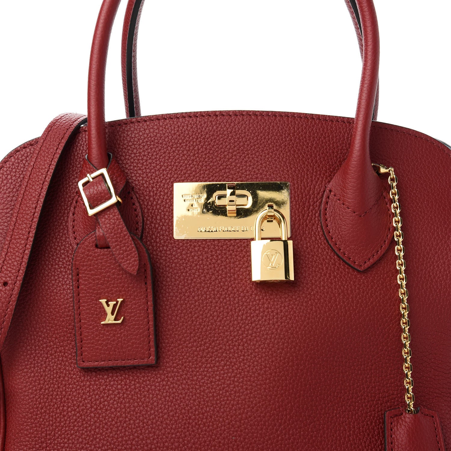 Louis Vuitton Veau Nuage Milla PM Carmine Red 10 of 10
