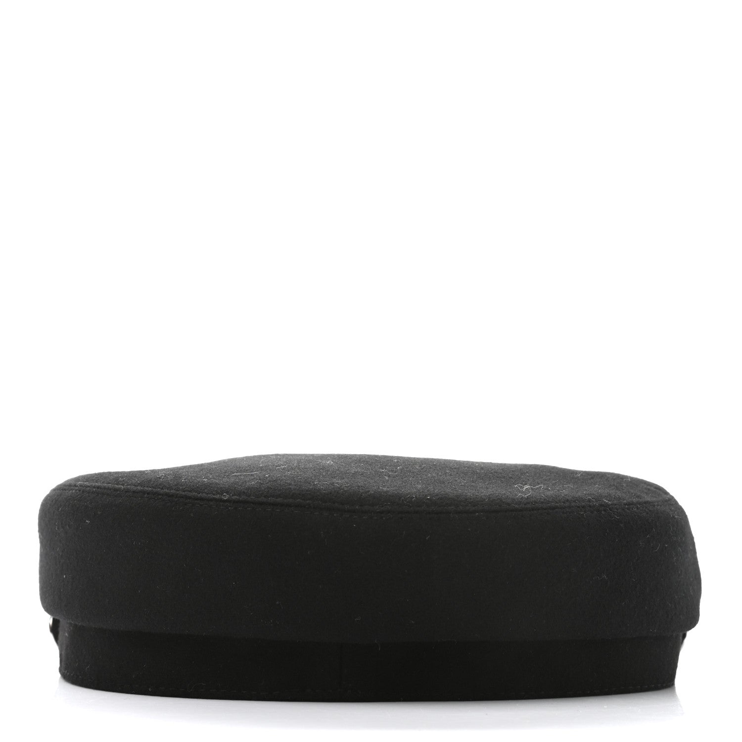 Hermes Cashmere Swift Womens Deauville Cap 58 Black 6 of 9